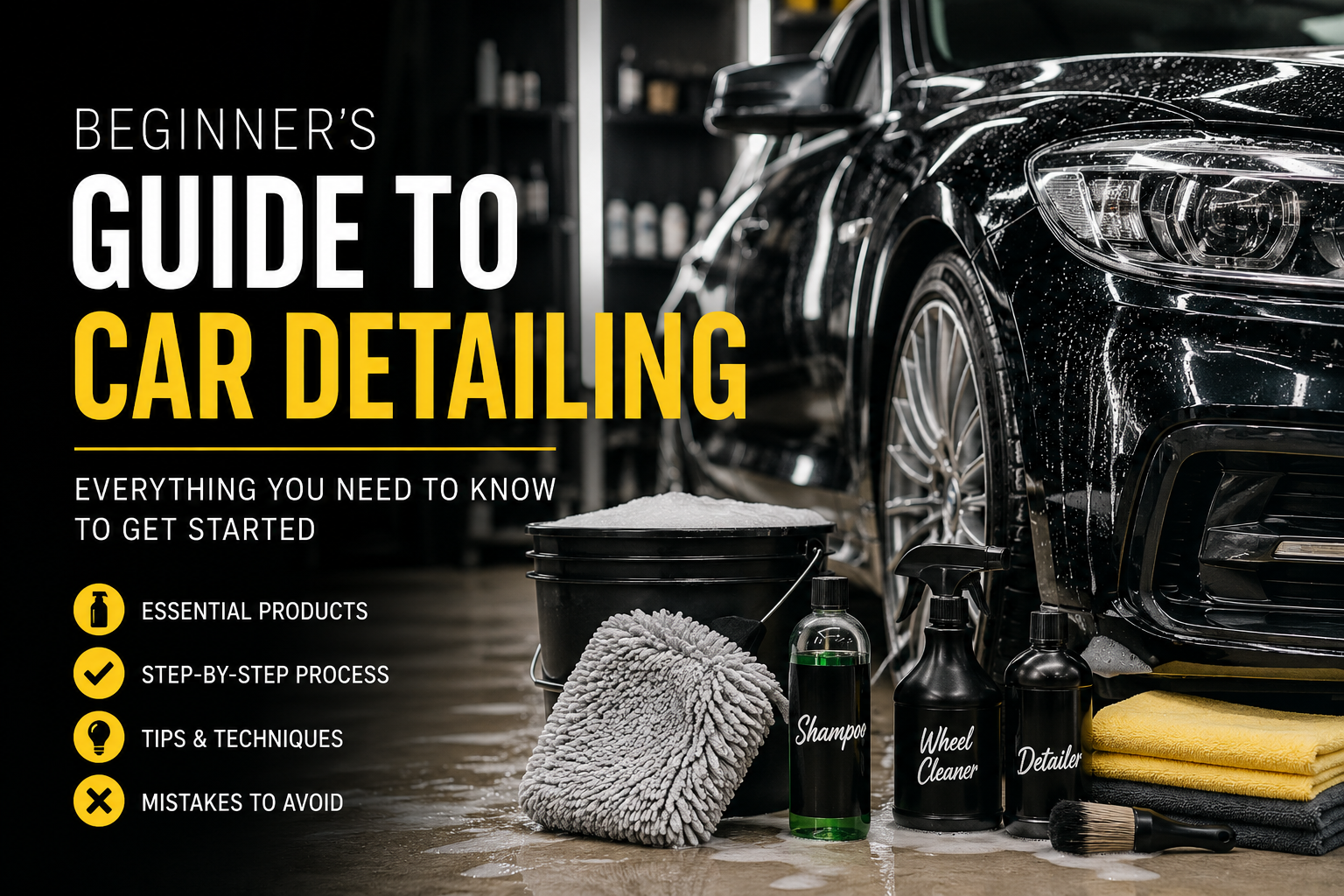 Beginner's Guide to Car Detailing: Everything You Need to Know