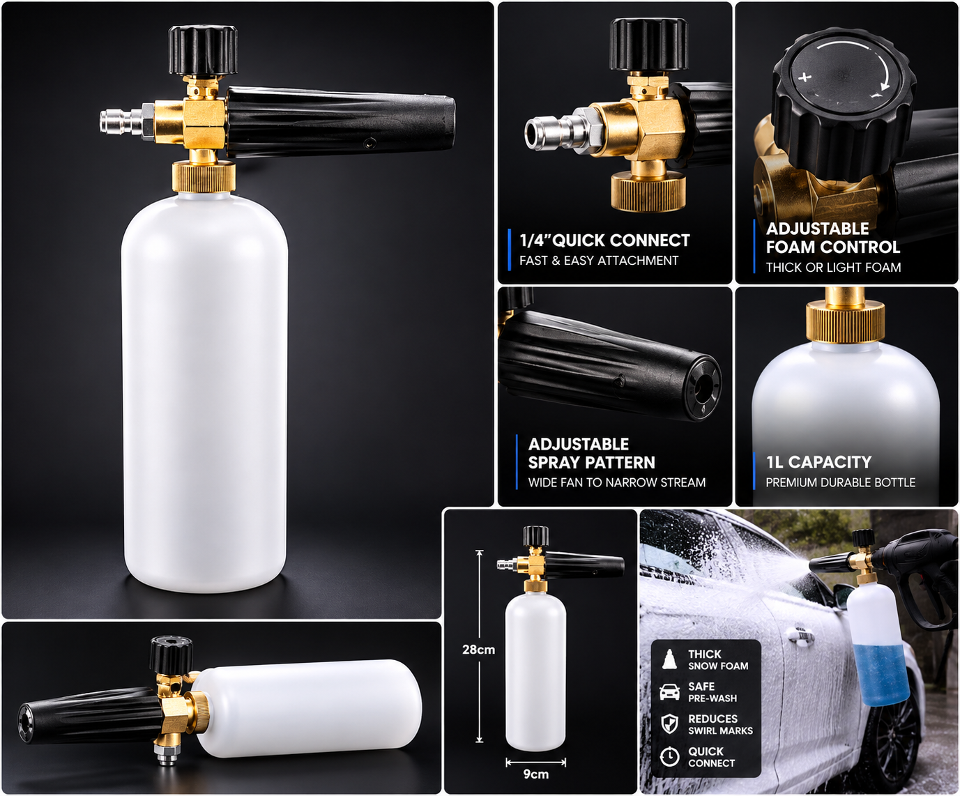 Stone Banks Snow Foam Lance – 1/4" Quick Connect