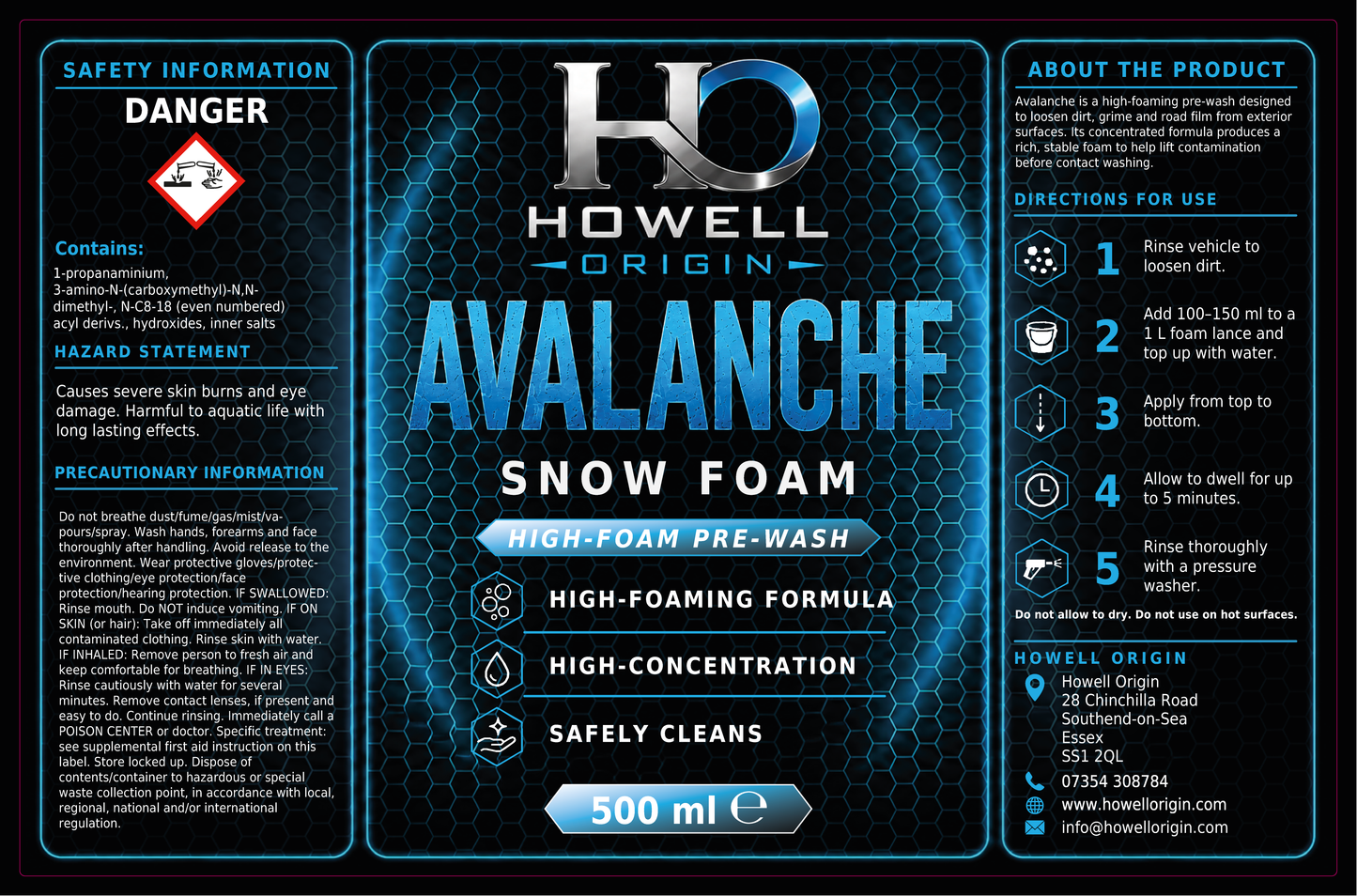 Avalanche | Snow Foam | 500 ml