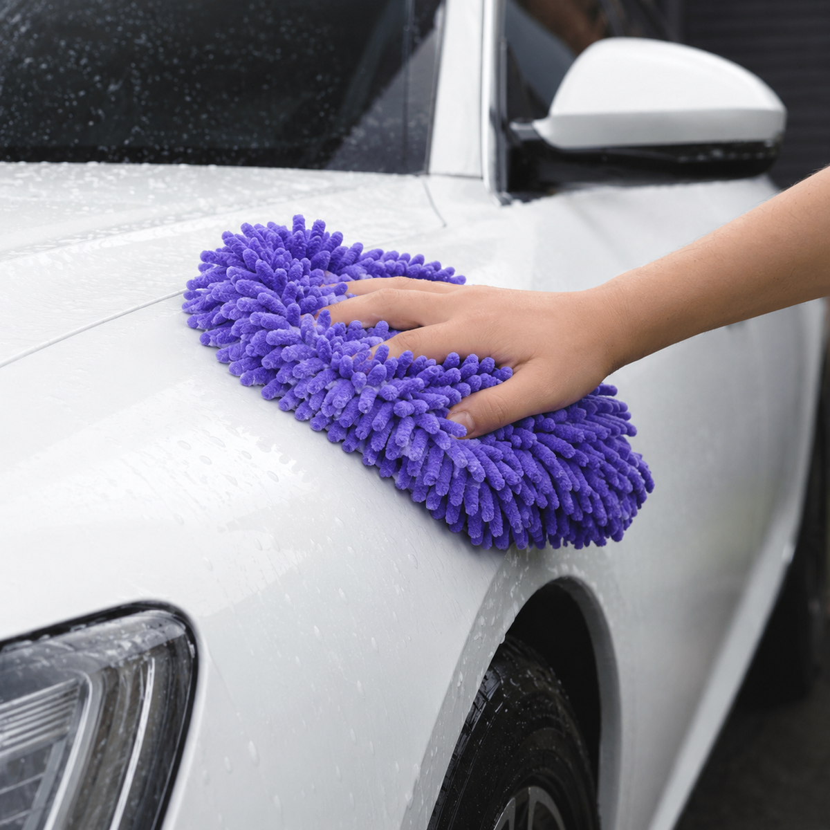 Chenille Microfibre Wash Pad 15 x 15 cm