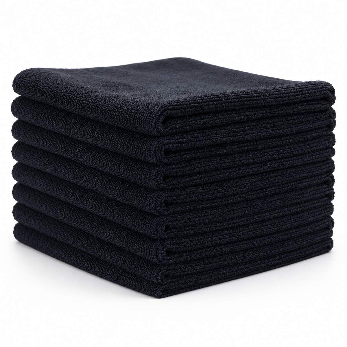 Premium Black Microfibre Cloth 40 x 40 cm