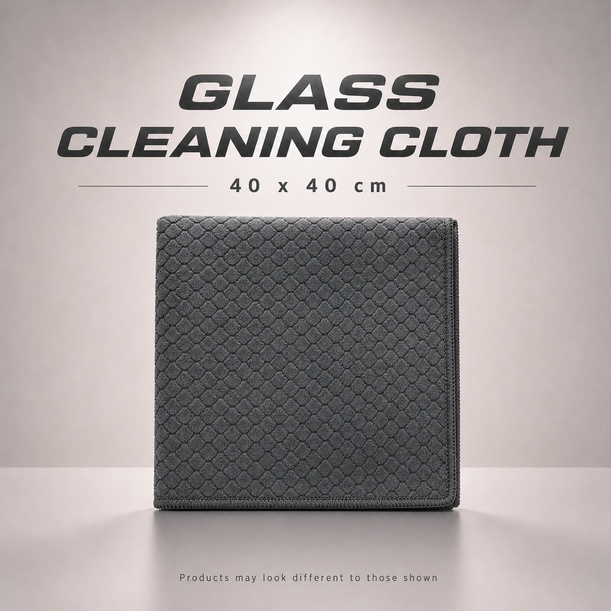 Fish scale Glass Cleaning Cloth 40 x 40 cm