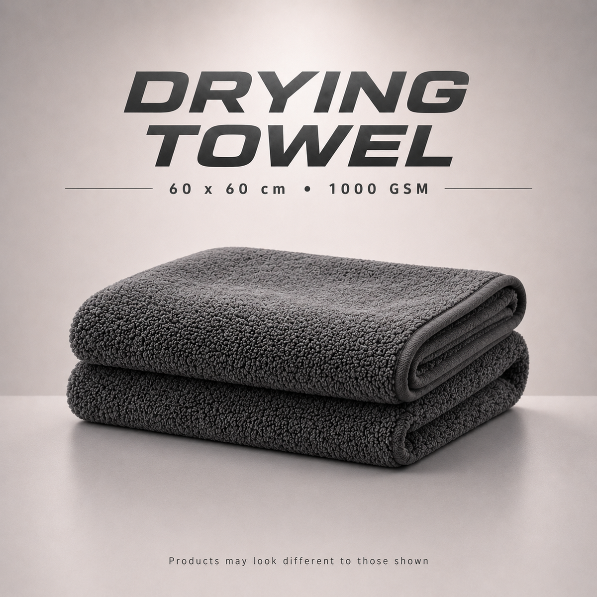 Premium 60 x 60 cm 1000 GSM Car Drying Towel