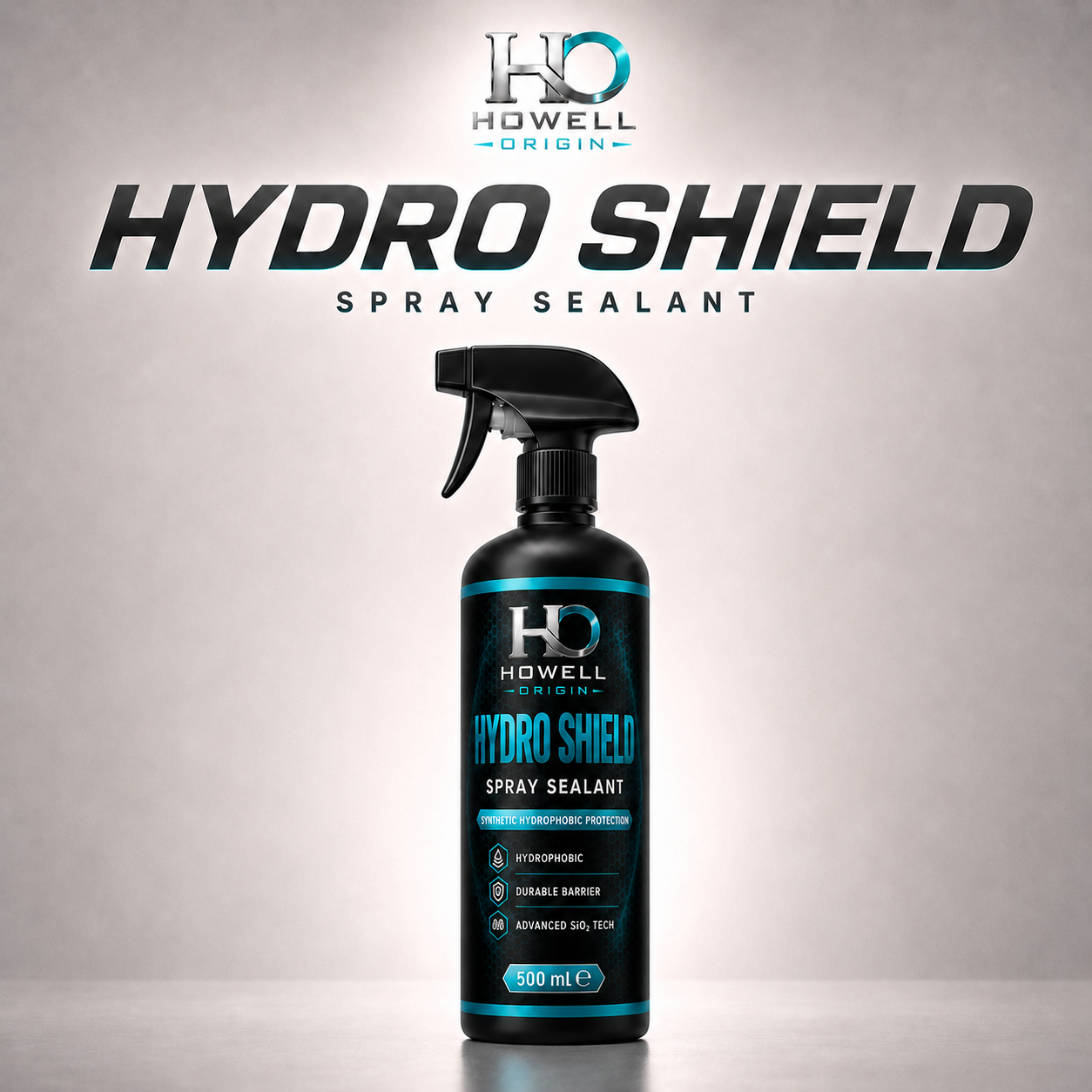 Howell Origin Hydro Shield 500 ml spray sealant car paint protection bottle