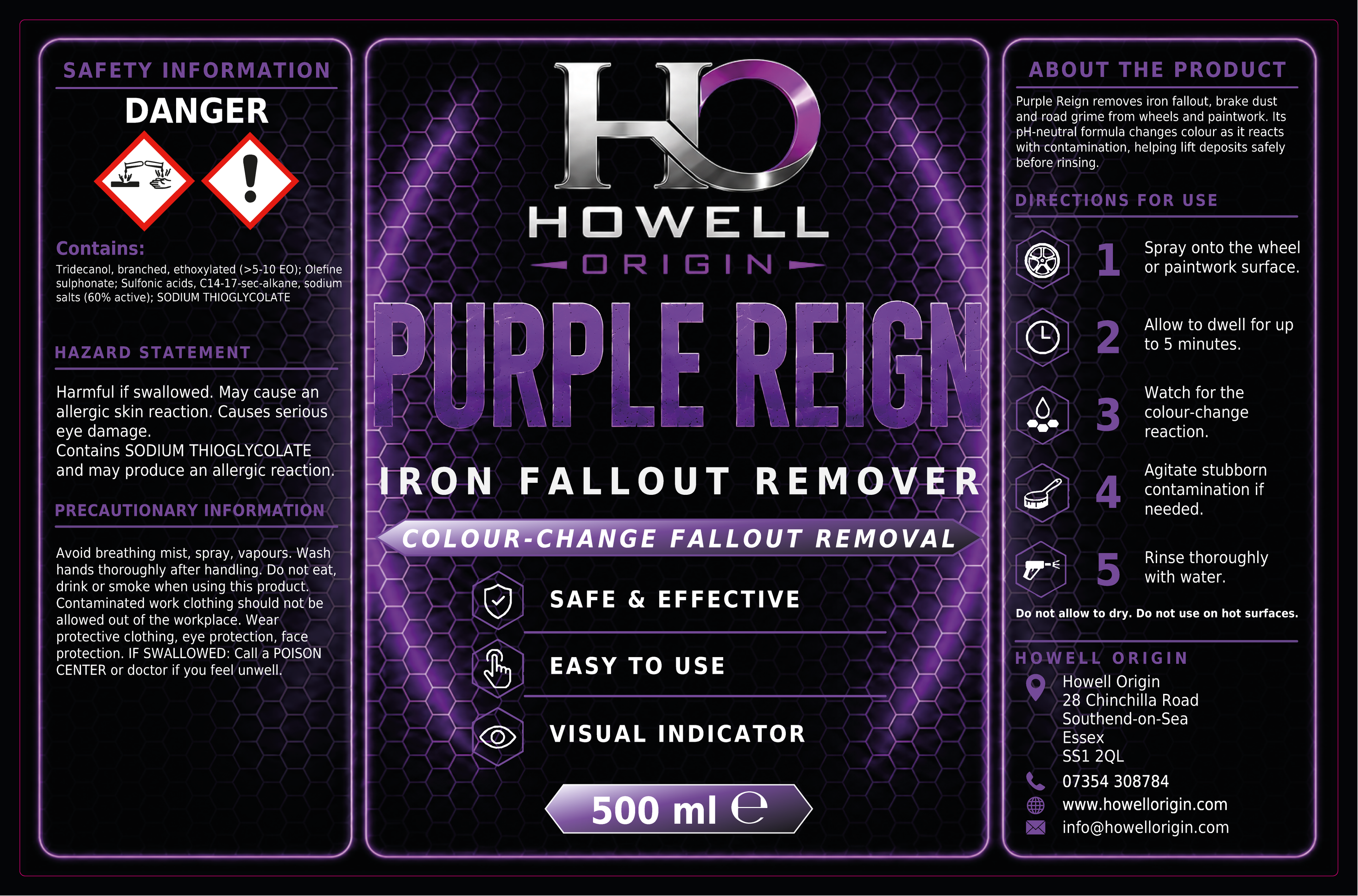 Purple Reign Iron Remover 500 ml