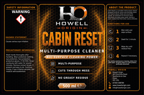 Cabin Reset Interior Cleaner 500 ml